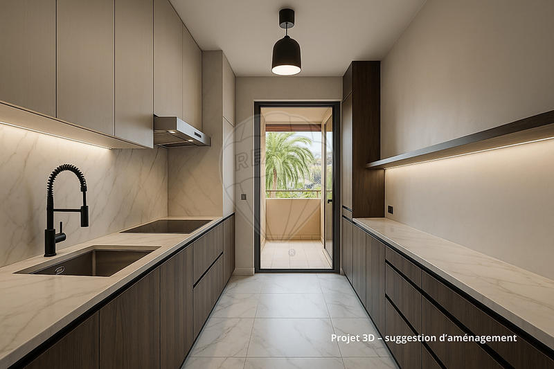 Appartement - 50 m² - 2 pièces