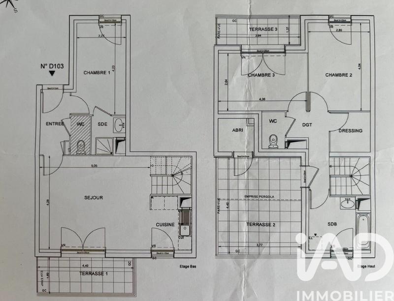 Duplex - 83 m² - 4 pièces