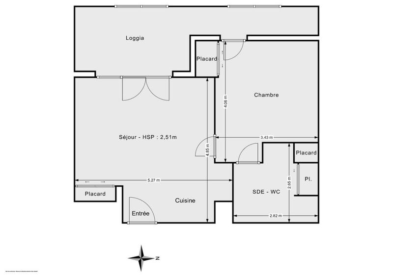 Appartement - 40 m² - 2 pièces