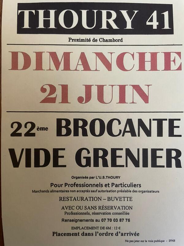 Brocante et vide grenier