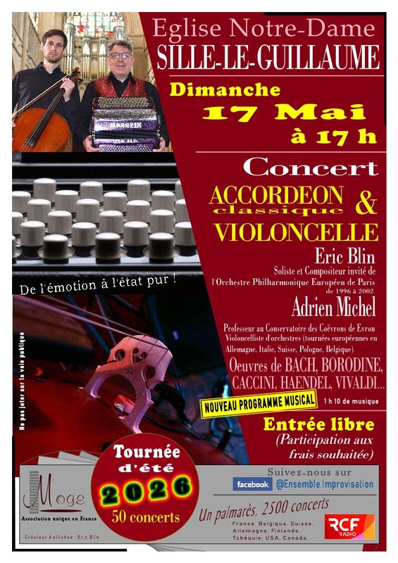 Concert de musique classique à l'Eglise de Sillé-le-Guillaume