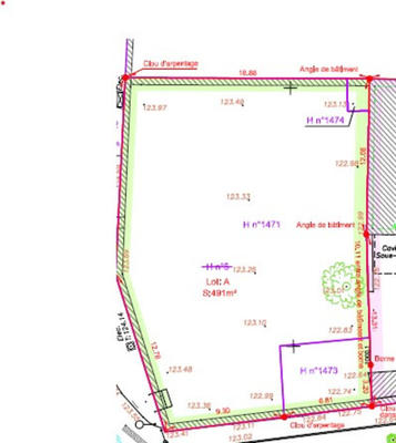 Terrain constructible - 491 m²