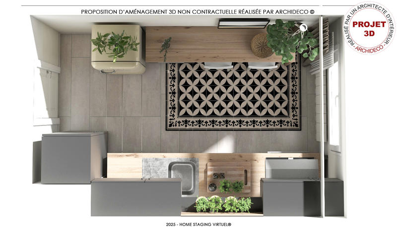 Appartement - 62 m² - 3 pièces