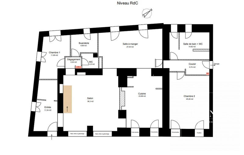 Ferme - 302 m² - 8 pièces