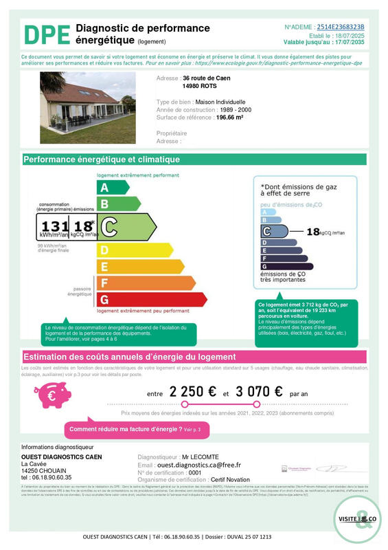 Maison - 196 m² - 8 pièces