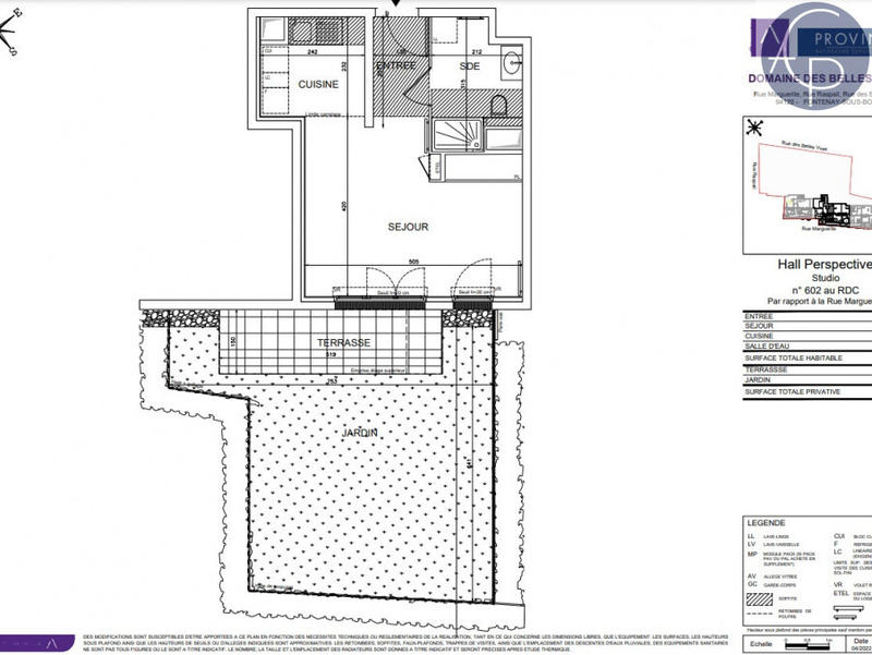 Appartement - 33 m² - 1 pièce
