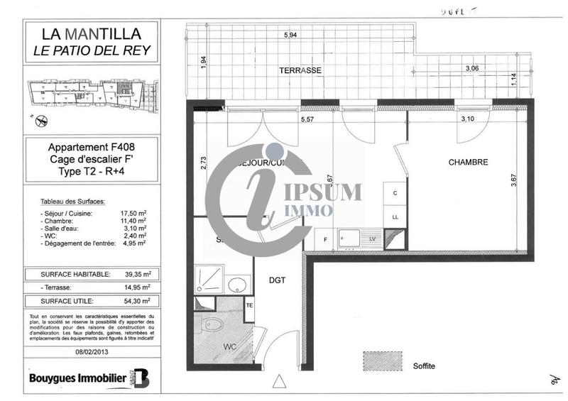 Appartement - 39 m² - 2 pièces