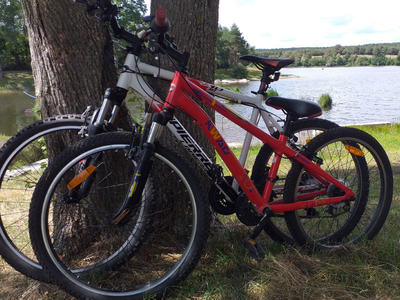 Découverte en vélo de l'étang de Goule
