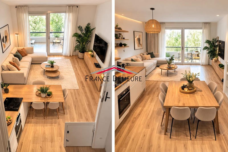 Appartement - 54 m² - 3 pièces