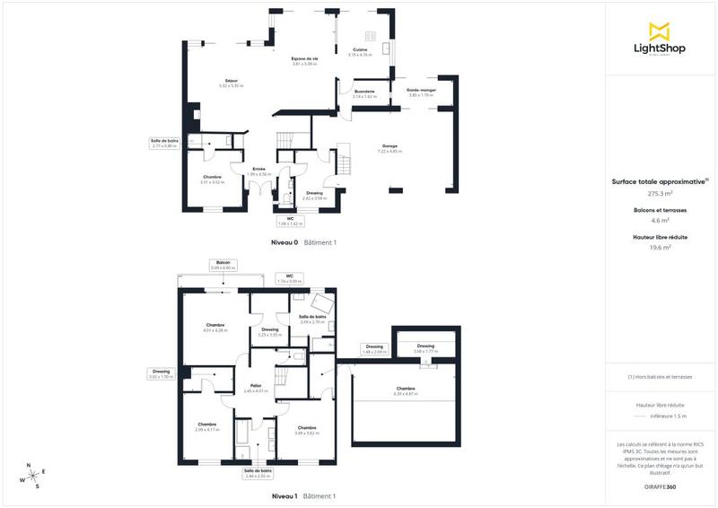 Maison - 220 m² - 6 pièces