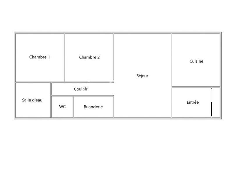 Appartement - 65 m² - 3 pièces