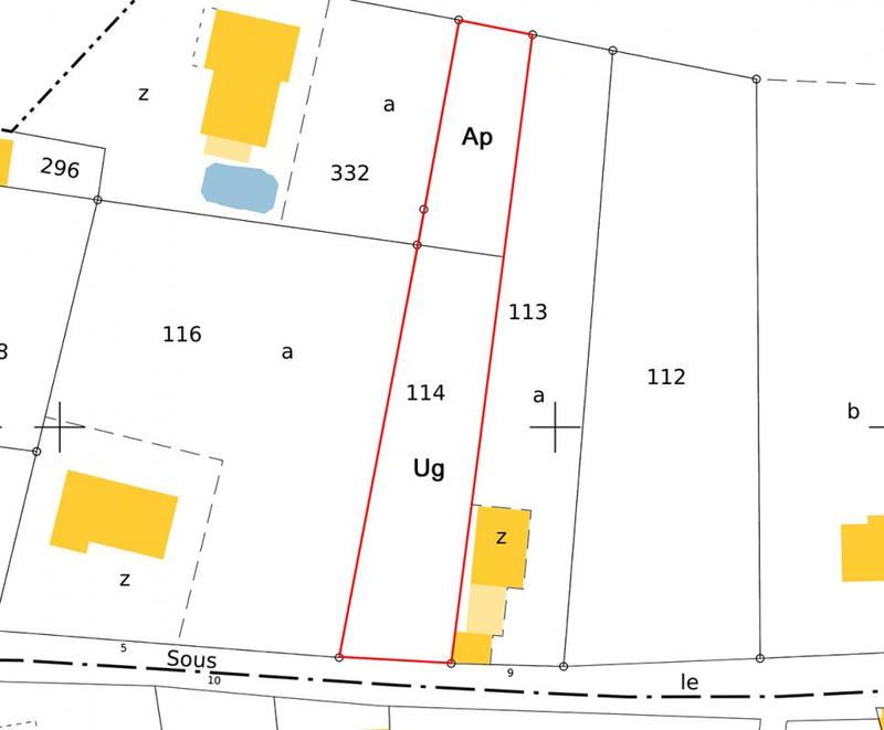 Terrain constructible - 1 000 m²