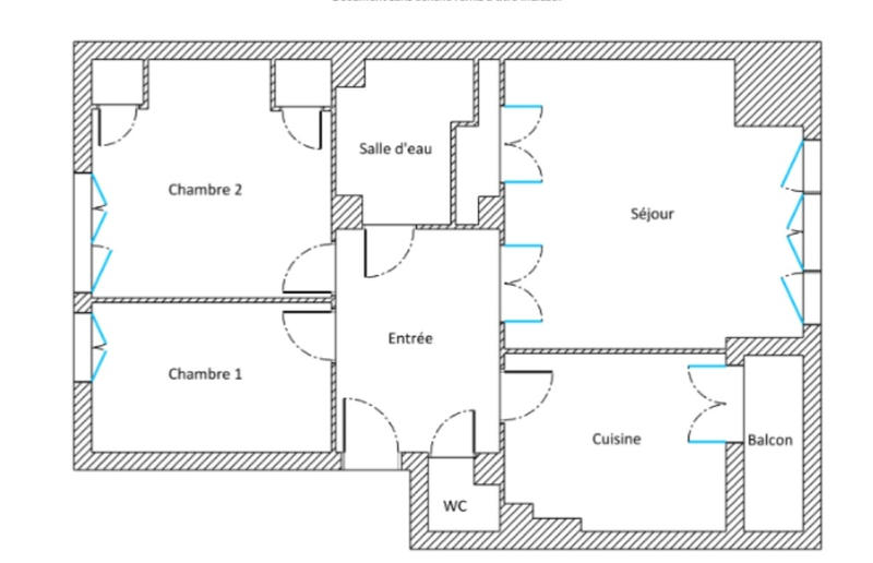 Appartement - 72 m² - 3 pièces
