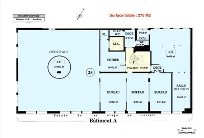 Bureau - 275 m² - 6 pièces