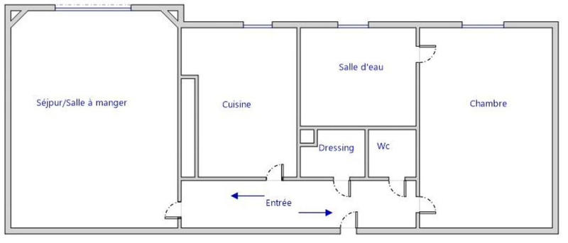 Appartement - 41 m² - 2 pièces
