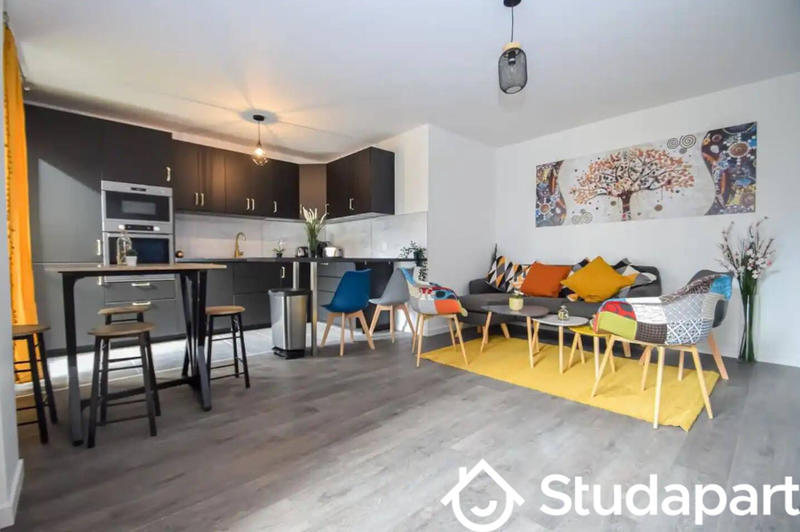 Chambre - 12 m² - 1 pièce