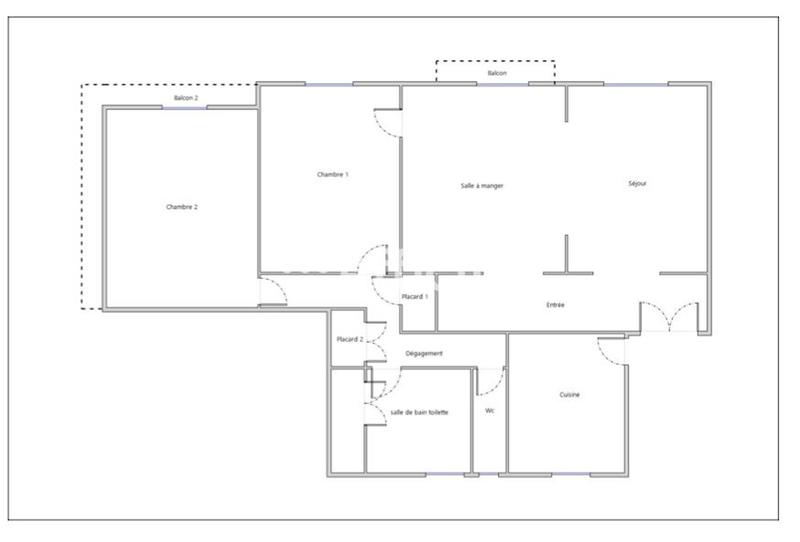 Appartement ancien - 108 m² - 4 pièces