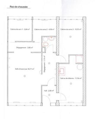 Local commercial - 66 m² - 3 pièces