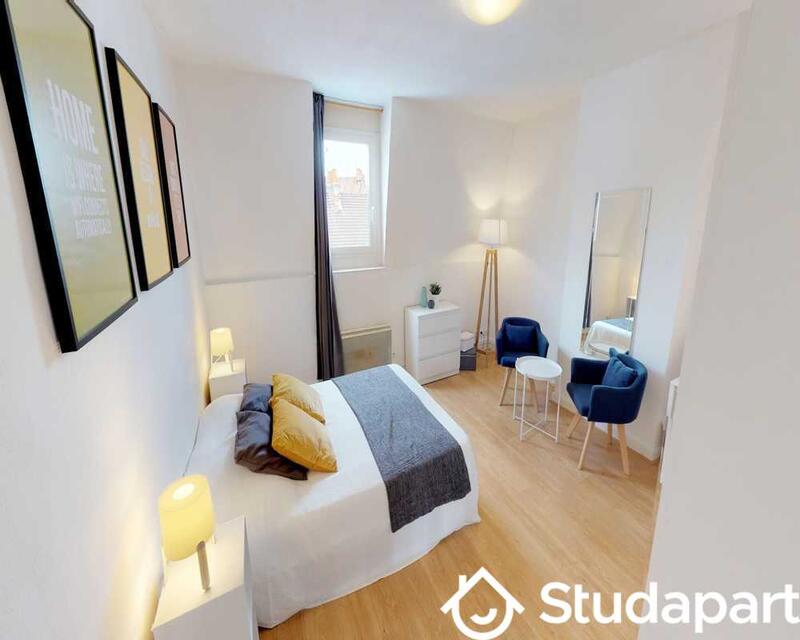 Chambre - 15 m² - 1 pièce