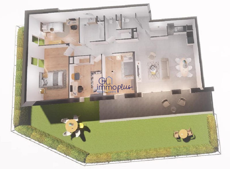 Appartement - 97 m² - 5 pièces