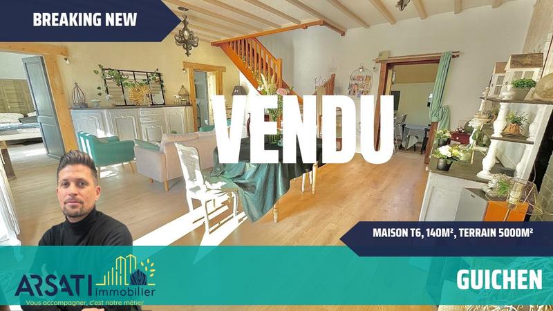 Maison ancienne - 137 m² - 6 pièces