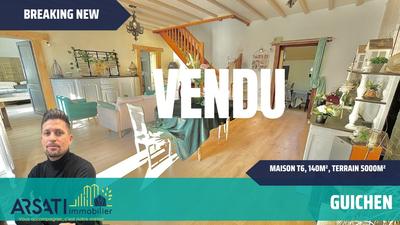 Maison ancienne - 137 m² - 6 pièces