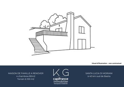 Maison - 80 m² - 5 pièces