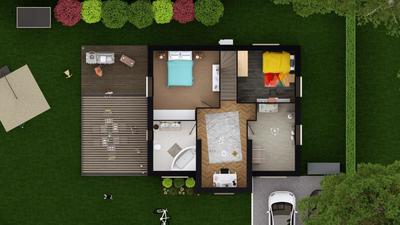 Maison - 100 m² - 4 pièces