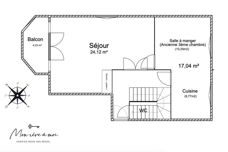 Appartement - 81 m² - 4 pièces