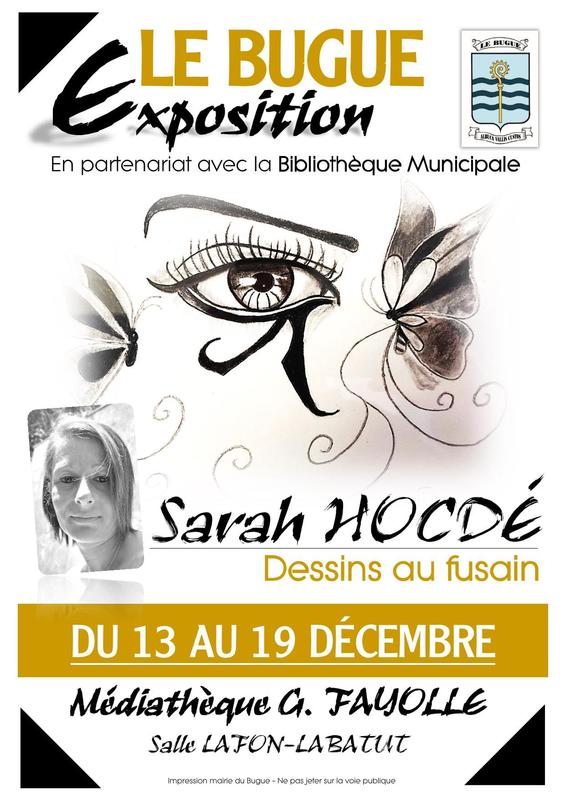 Exposition de dessins au fusain