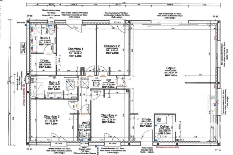 Maison - 121 m² - 5 pièces