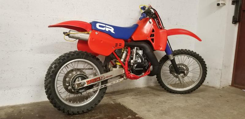 Honda Cr 250 honda rouge 0250 704