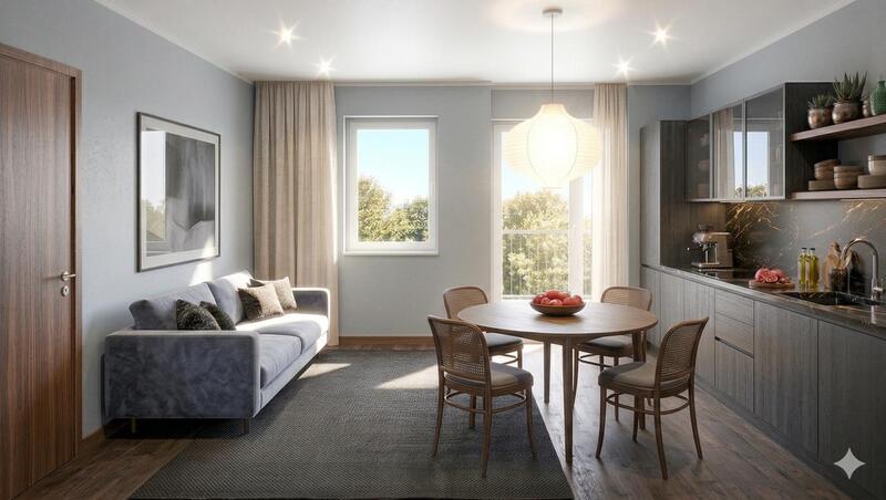 Appartement - 60 m² - 2 pièces