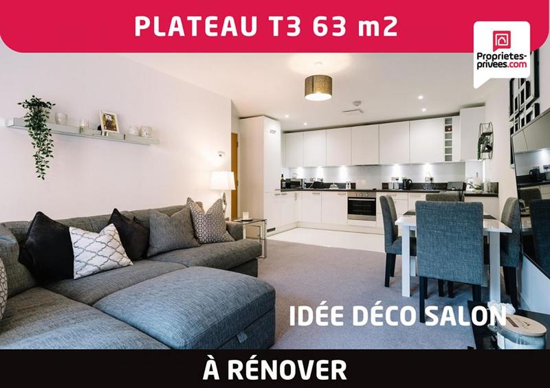 Appartement - 63 m² - 3 pièces
