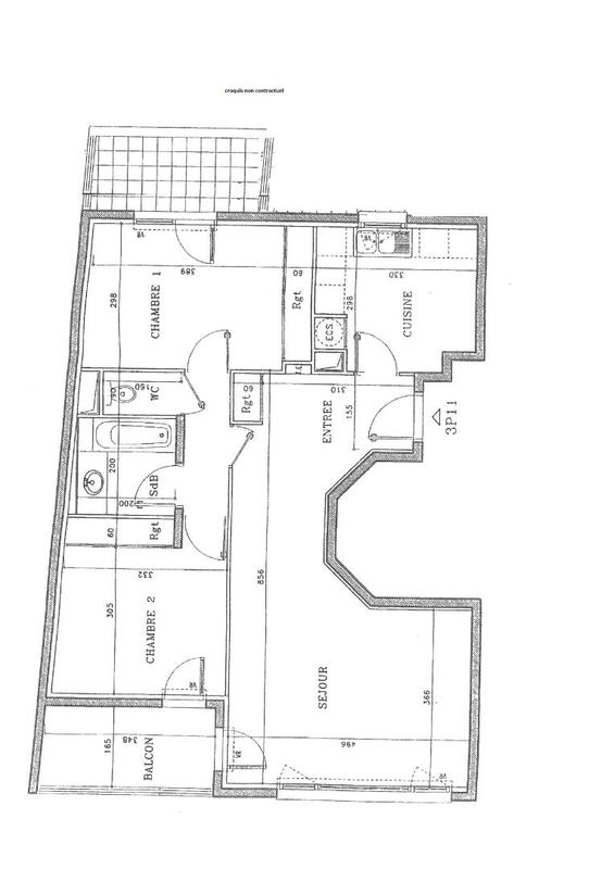 Appartement - 74 m² - 3 pièces