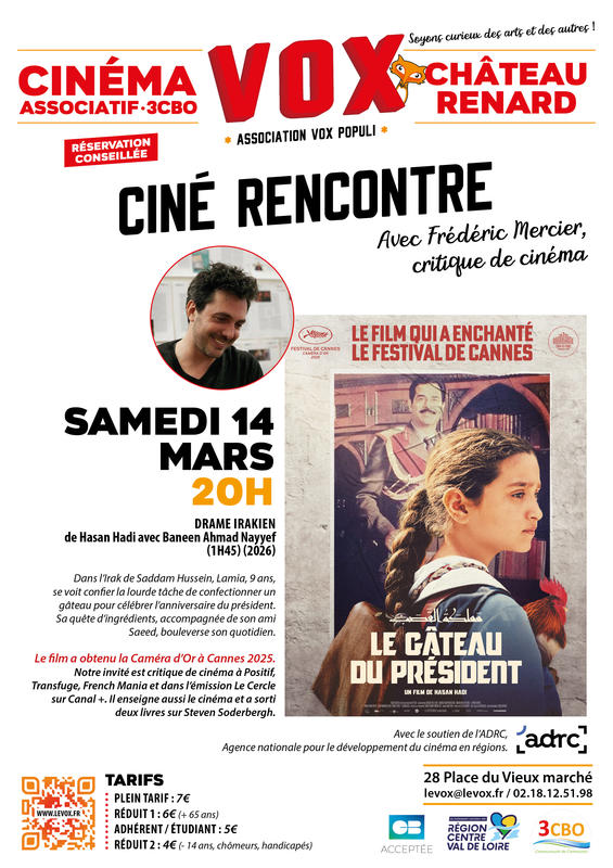 Ciné rencontre : le gâteau du président