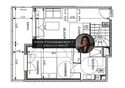 Duplex - 78 m² - 4 pièces