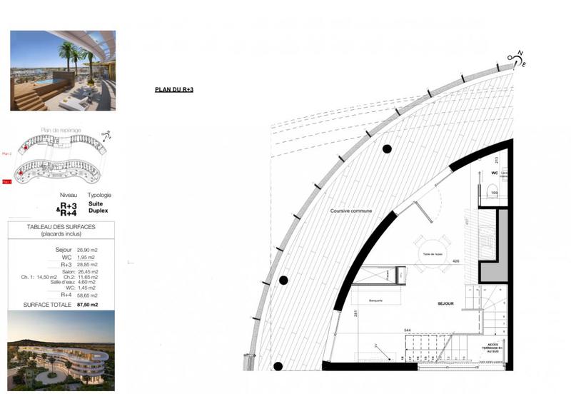 Appartement - 87 m² - 3 pièces