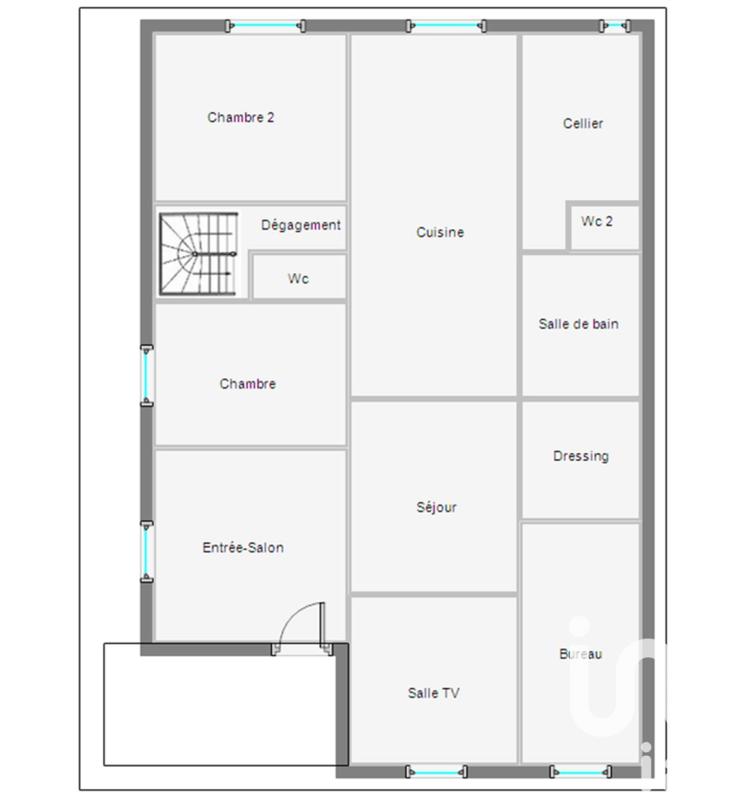 Maison - 168 m² - 8 pièces