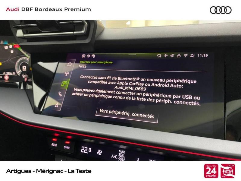 Audi A3 Pi Sportback 40 Tfsi E 204 Ch s Troni