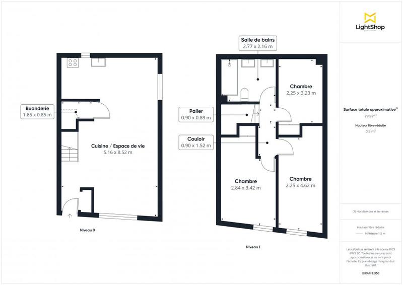 Maison - 78 m² - 4 pièces