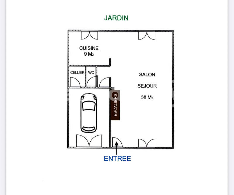 Maison - 100 m² - 6 pièces
