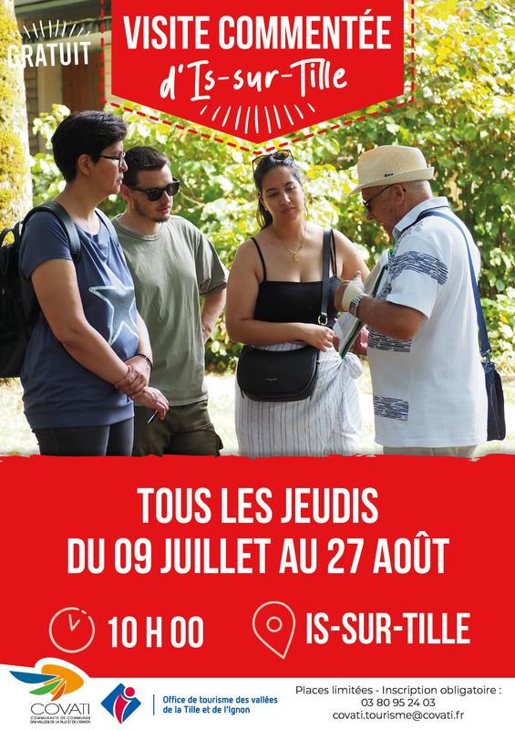 Visite commentée : le patrimoine d'Is-sur-Tille