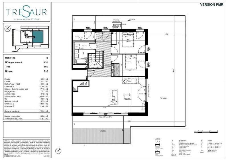 Appartement - 125 m² - 5 pièces
