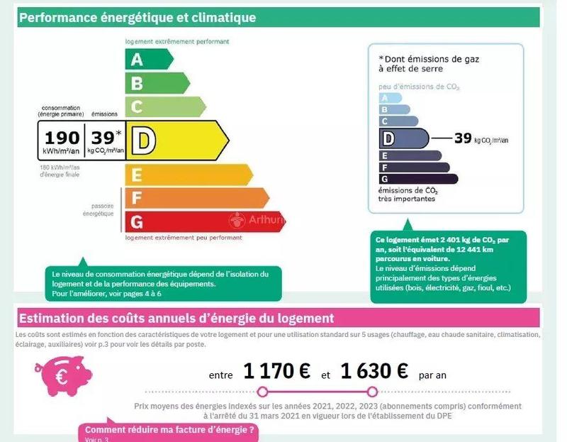 Appartement - 61 m² - 3 pièces