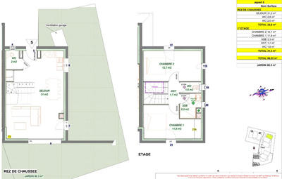 Appartement - 67 m² - 4 pièces