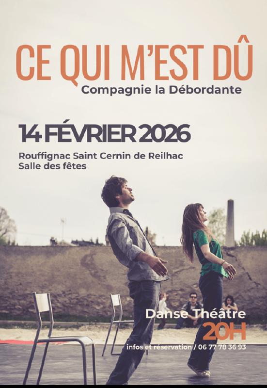 Spectacle danse théâtre - ce qui m'est dû