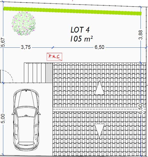 Maison contemporaine - 62 m² - 3 pièces