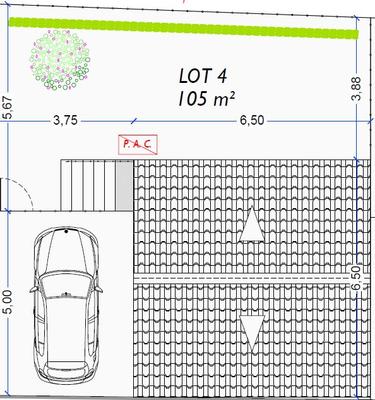 Maison contemporaine - 62 m² - 3 pièces