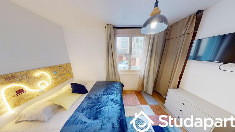 Chambre - 14 m² - 1 pièce